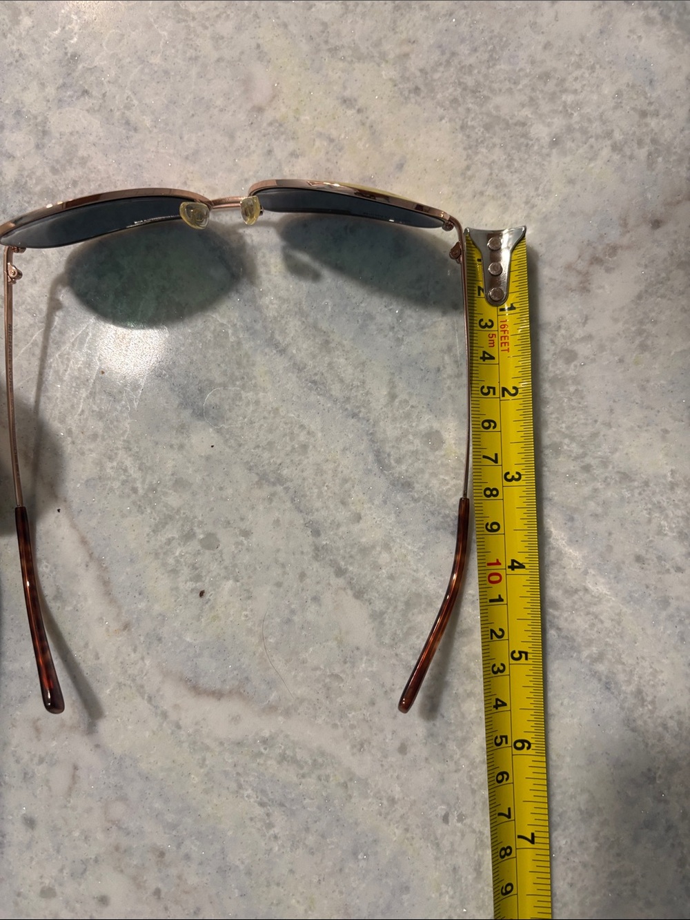 Michael Kors Rose Gold Mirrored Aviator Sunglasses - Picture 11 of 12